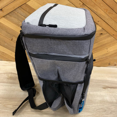 Everlasting Comfort - Insulated Cooler Backpack - MSRP $40: Grey/Black/Blue--34L
