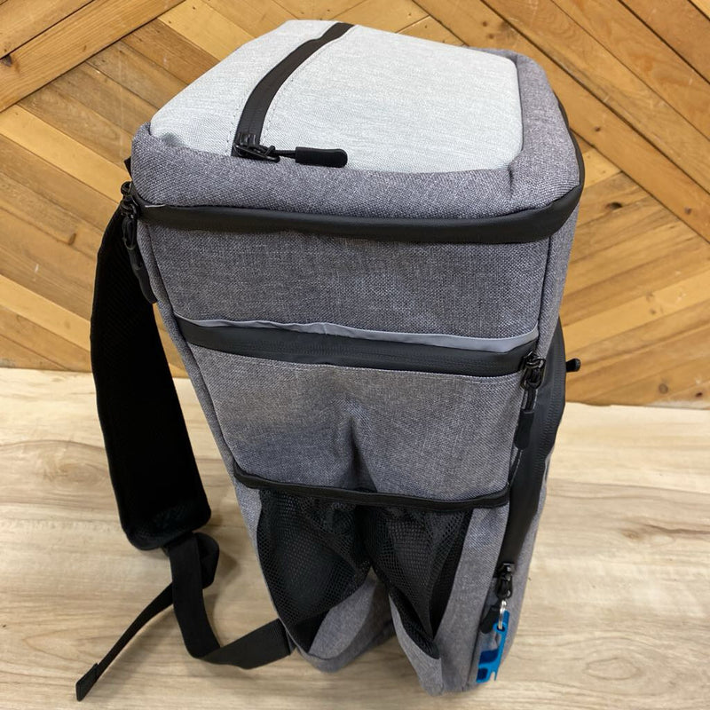 Everlasting Comfort - Insulated Cooler Backpack - MSRP $40: Grey/Black/Blue--34L