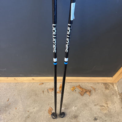 Salomon- Vario Jr Cross Country Ski Pole - MSRP $99: Black Blue --110-130cm
