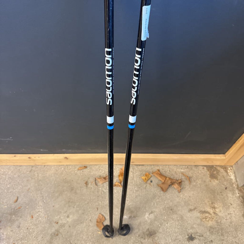 Salomon- Vario Jr Cross Country Ski Pole - MSRP $99: Black Blue --110-130cm