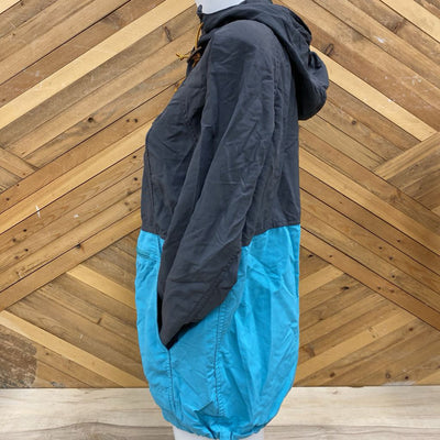L.L Bean - Women's Mountain Classic Anorak- MSRP $95: Grey/Blue-women-SM
