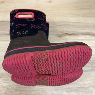 Neoprene Children's Boots -: Navy/Pink-children-12