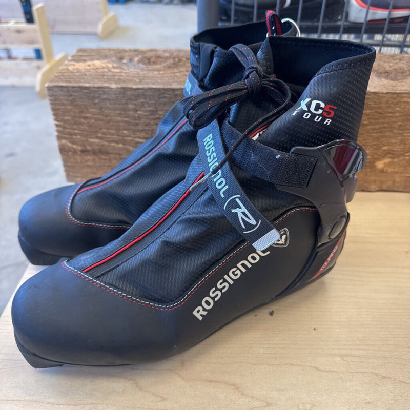 Rossignol XC5 Tour Cross Country Ski Boots: black-unisex-44