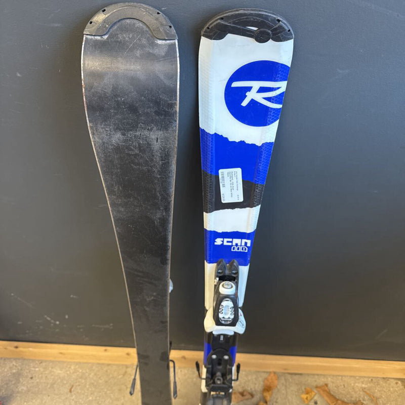 Rossignol - Kids Scan Downhill Ski 110 cm: Blue White-children-110cm