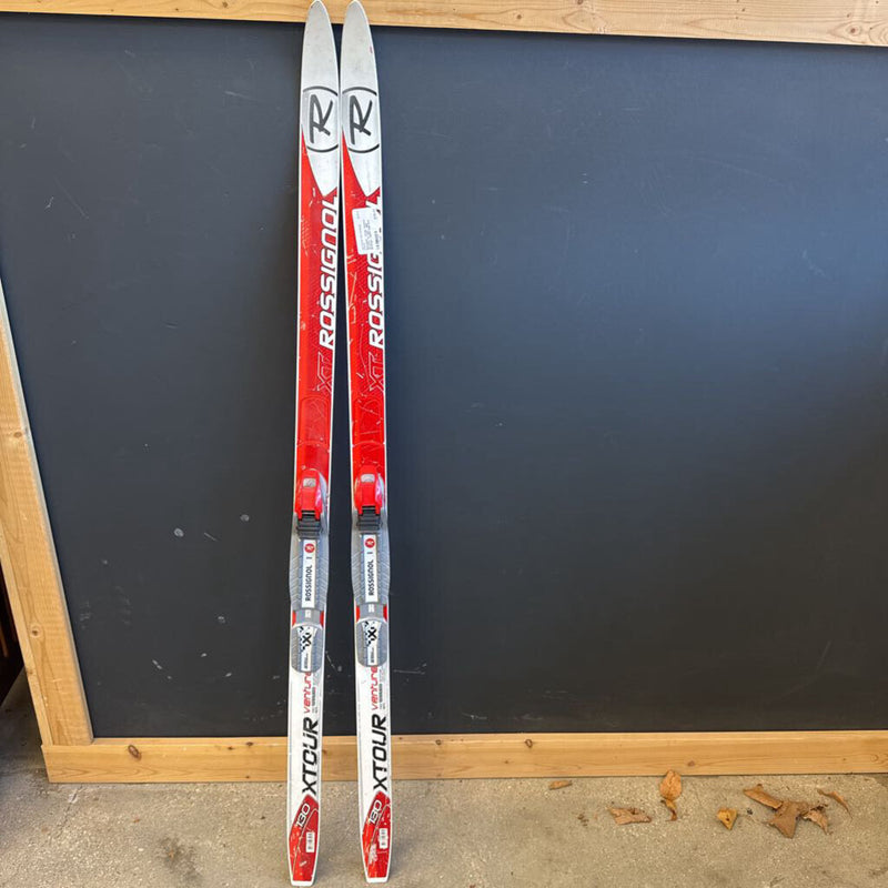 Rossignol - XTour Venture Waxless XC Skis - NNN Bindings - MSRP $190: Red White --130