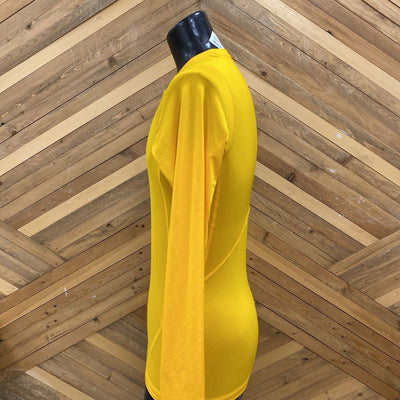 Under Armour - Men's Compression Longsleeve : Yellow-men-LG