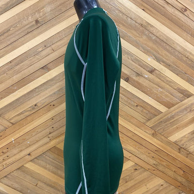 Under Armour - Men's Compression Longsleeve: Green/White-men-XL