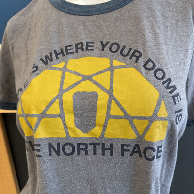 The North Face - Women's T-shirt - MSRP $55: Grey/Yellow-women-LG