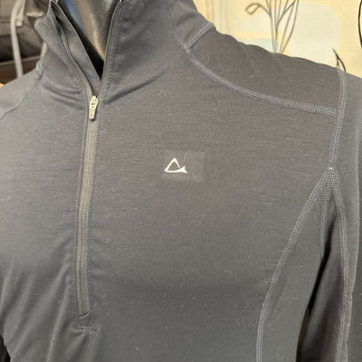 Paradox- Men's Long Sleeve Base Top: Black-men-XL