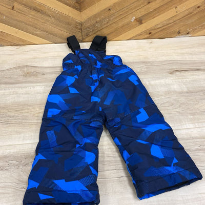 Gusti -Boys' Winter Snowsuit Pants: Blue-boys-24 months