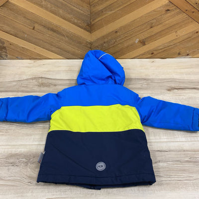 Gusti Children's Jacket with Dinosaur Design: Blue/Yellow-children-24m