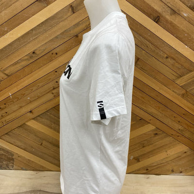 Salomon - Men's Tshirt - MSRP $40: White/Black-men-SM