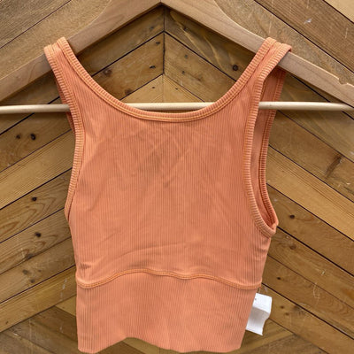 Lululemon - High Neck Bra - MSRP $: Orange-women-