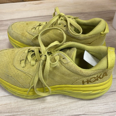 Hoka - Women's Bondi Suede Runners - MSRP $200: Yellow -women-10