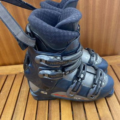 Nordica - Women's TLX W Downhill Ski Boots: Blue/Silver-women-26/26.5