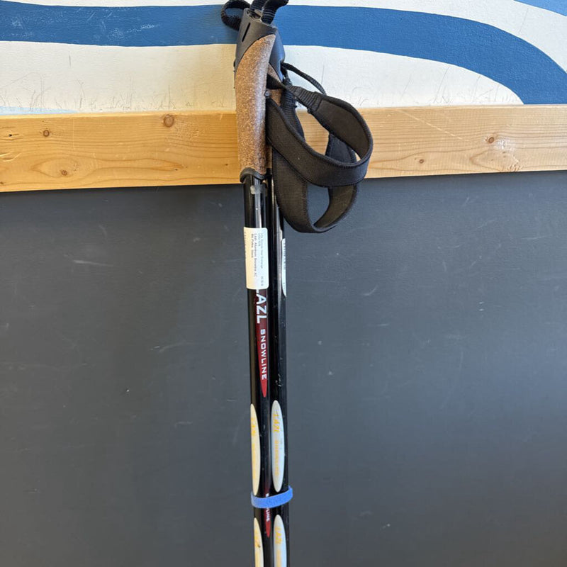 Lazl- Aluminum Snowline XC Ski Poles : black--