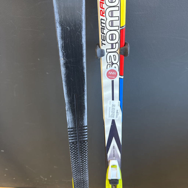 Salomon - Kids Team Racing Grip Waxless XC Skis - NNN Bindings: yellow black --141cm