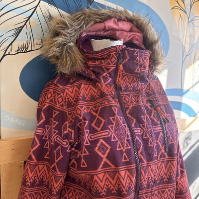 Burton - Women's WB Hazel Winter Jacket - MSRP $300: Purple/Orange-women-SM