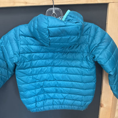 Patagonia - Baby Down Reversible Jacket - MSRP $169: Blue/Multi-children-3/4