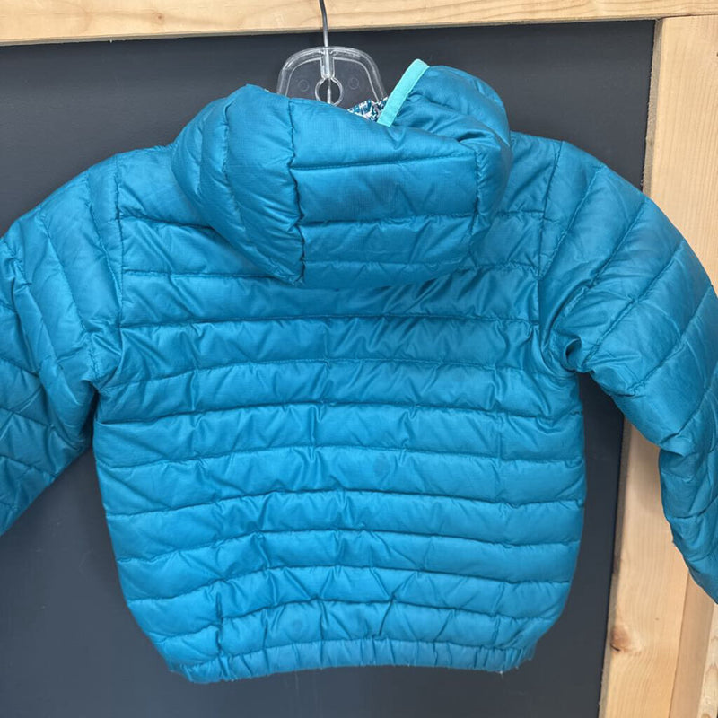 Patagonia - Baby Down Reversible Jacket - MSRP $169: Blue/Multi-children-3/4