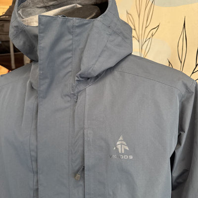 Woods - Men's Rain Jacket - MSRP $130: Navy-men-XL