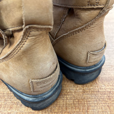 Sorel - Women's Shearling-Lined Leather Boots - MSRP comp $180: Brown-women-7