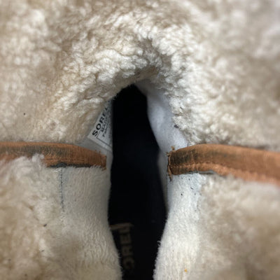 Sorel - Women's Shearling-Lined Leather Boots - MSRP comp $180: Brown-women-7