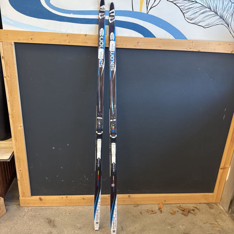 Salomon- S/Race LAB Jr Skate Ski With SNS Pilot bindings MSRP $299: Black Blue --151cm