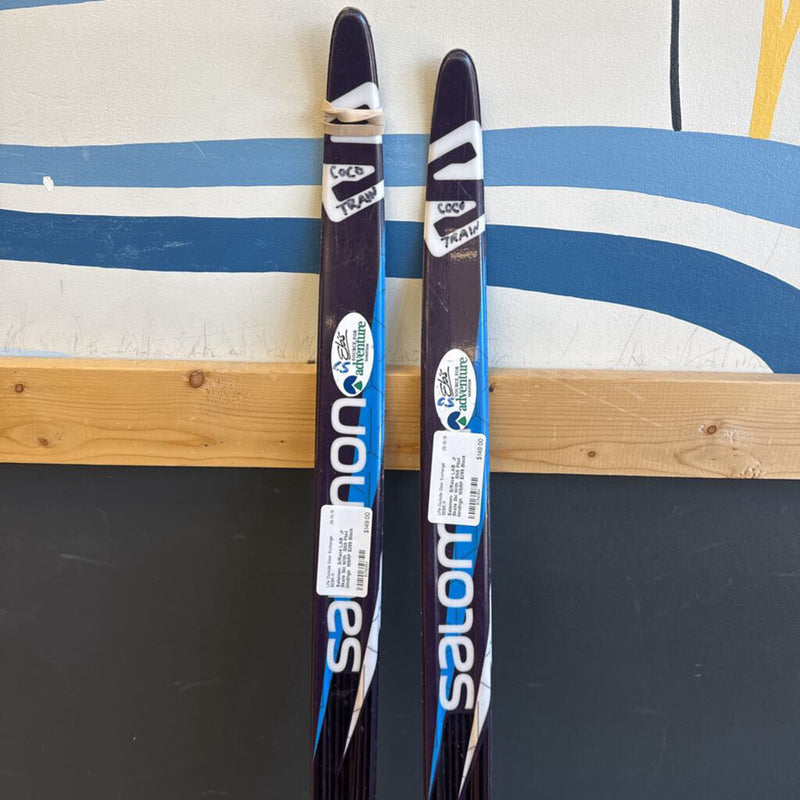 Salomon- S/Race LAB Jr Skate Ski With SNS Pilot bindings MSRP $299: Black Blue --151cm