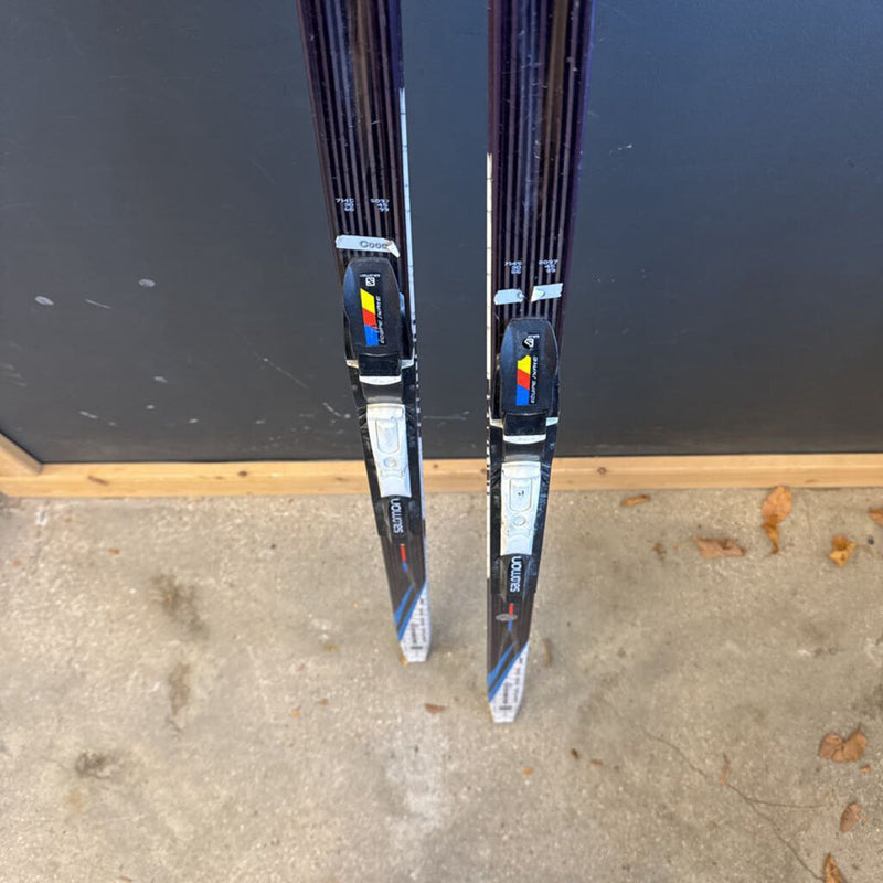 Salomon- S/Race LAB Jr Skate Ski With SNS Pilot bindings MSRP $299: Black Blue --151cm