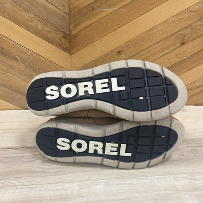 Sorel - Women's Short Zip Winter Boots - MSRP $170: Brown-women-8.5