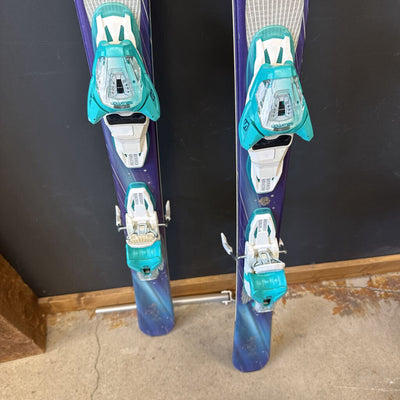 Salomon Iris Downhill Skis with Salomon Lithium 10 Bindings MSRP $800 : Blue--161
