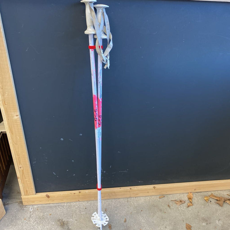 Kerma Turbo - Downhill Ski Poles - MSRP $: White/Pink--48in