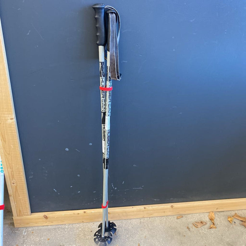 Hubercan - Downhill Ski Poles - MSRP $: Grey/Black--45In
