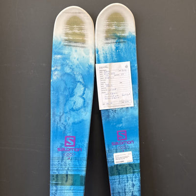 Salomon Myriad Downhill Skis with Look SPX 12 bindings MSRP $900: blue--159