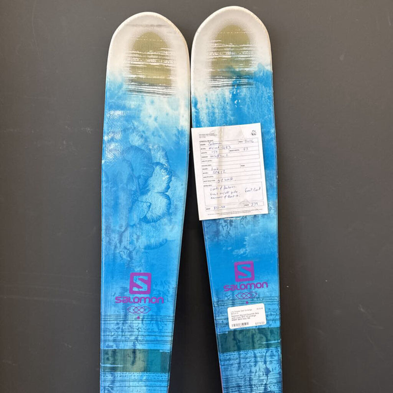 Salomon Myriad Downhill Skis with Look SPX 12 bindings MSRP $900: blue--159