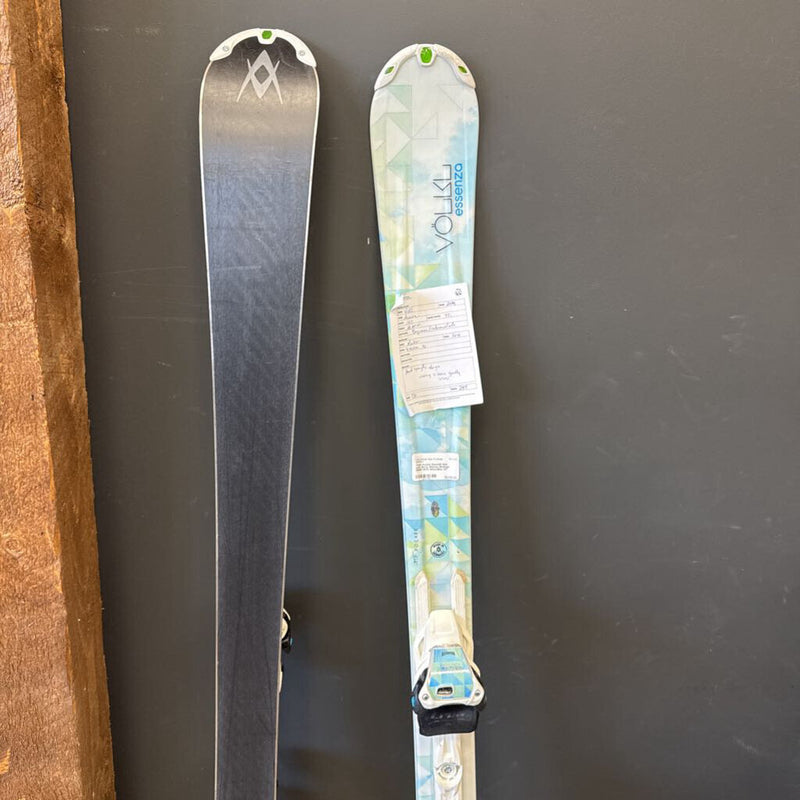Volkl Aurena Downhill Skis with Marer 4Motion Bindings MSRP $570: White/Blue--147