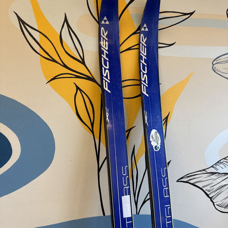 Fischer Sporrtglass Classis Cross Country Skis with Salomon SNS Pilot bindings: Blue--202