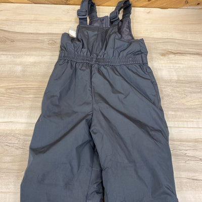 Pink Platinum - Children's Insulated Snow Pants: gray-children-4T