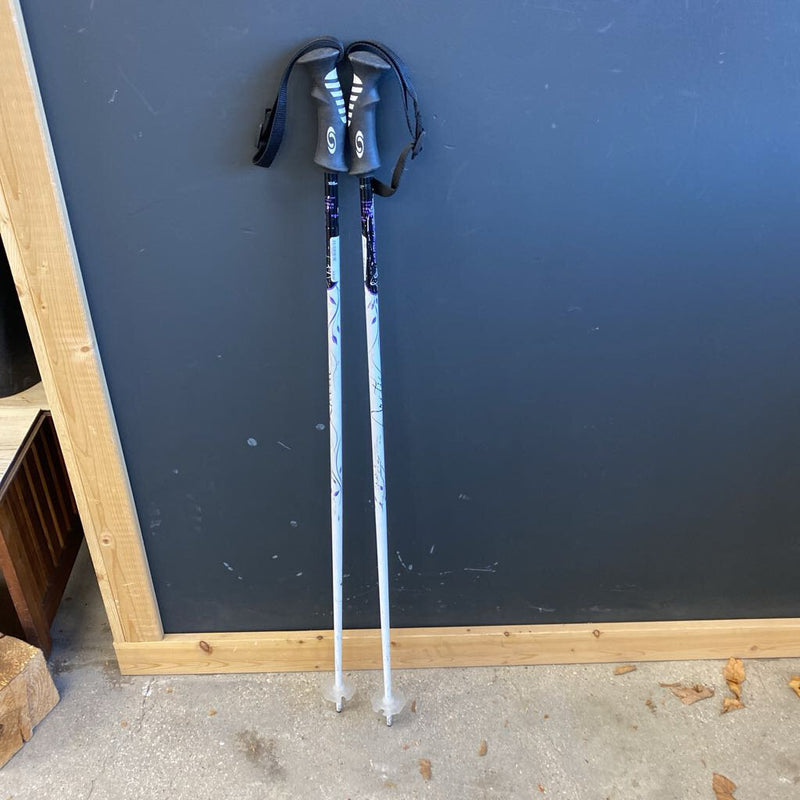 Salomon - Downhill 105cm Ski Pole : Black White Purple--105cm