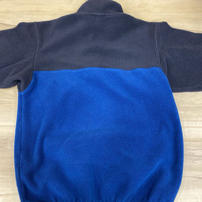 Patagonia Synchilla Fleece Pullover: blue, gray-unisex-