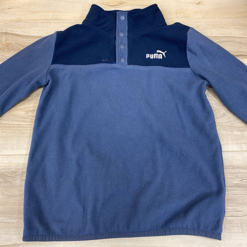 Puma - Kids Fleece Pullover - MSRP $54: Blue-children-LG Y