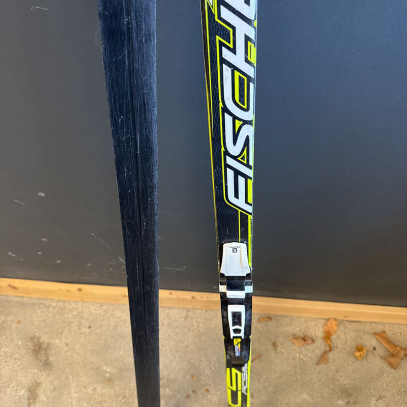 Fischer - RCS Sprint XC Skis - SNS Pilot Junior Bindings - MSRP $: Black/Yellow/White--150cm