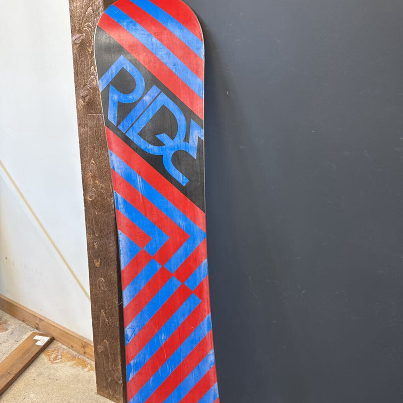 Ride - Manic Snowboard - MSRP $480: Black/Wood/Red/Blue--155cm