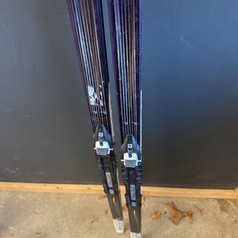 Salomon - S/Race Junior Classic XC Skis - Prolink (NNN) Bindings - MSRP $480: Black/Blue/White--165cm