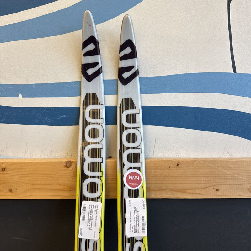 Salomon - S/Lab Classic Jr Skis Prolink Binding - MSRP $520 : Yellow/black/red --