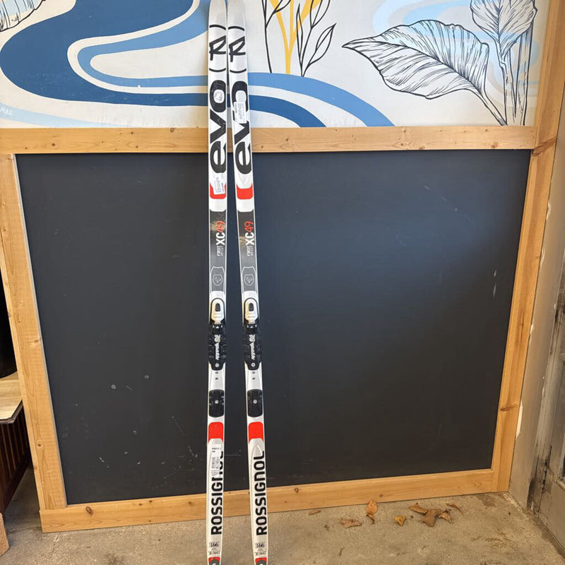 Rossignol - Evo XC 49 First AR Cut Skis - Rottefella NNN Bindings - MSRP $180: Black/White/Red--166cm
