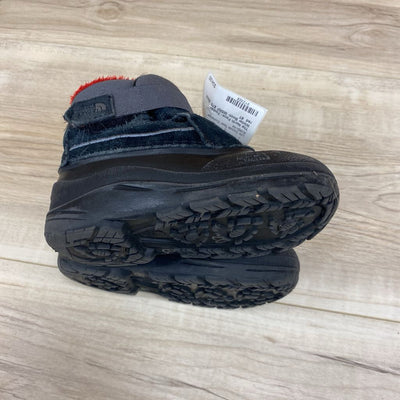 The North Face- Toddler Winter Boot- MSRP $75 : Black red -children-9T