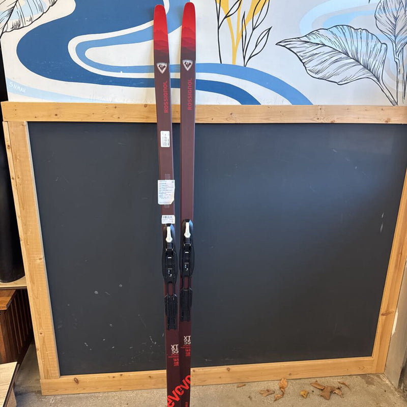 Rossignol - Evo XT 55 Positrack Tour XC Skis - NNN Bindings - MSRP $250: Burgundy/Red--165cm