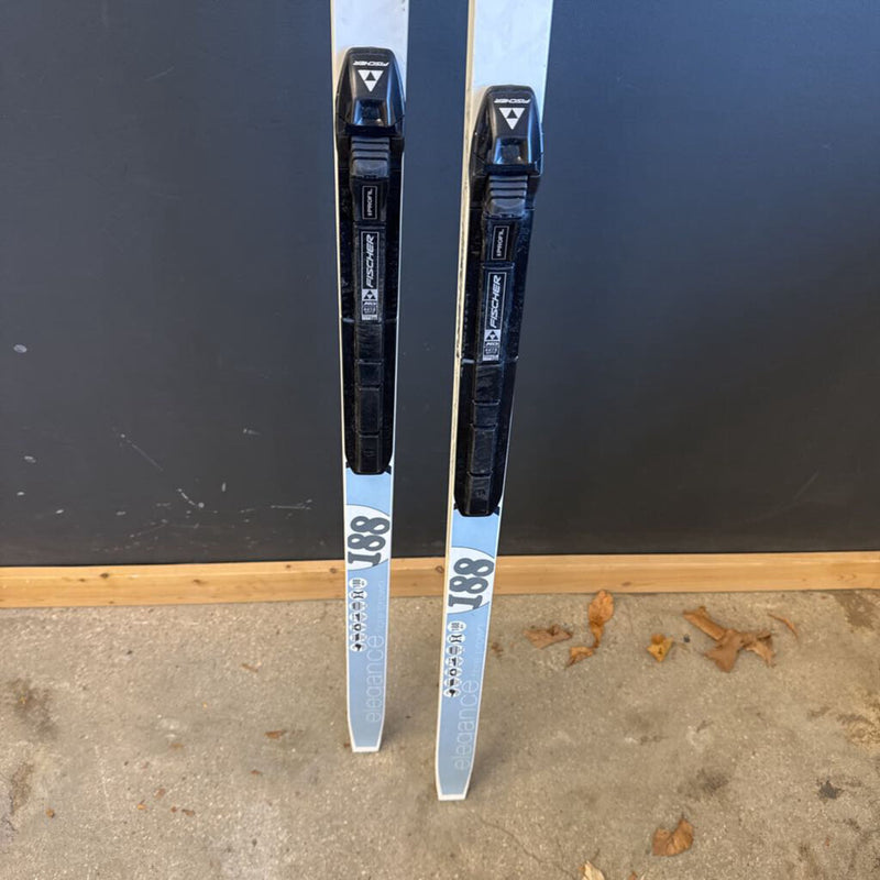 Fischer - Nordic Sport Elegance XC Skis - SNS Profil Bindings: White/Grey/Blue--188cm